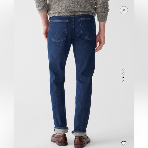 NWT - J.Crew 770 Straight Fit Stretch Jean -Deep blue medium wash - 30/30 - Picture 2 of 4